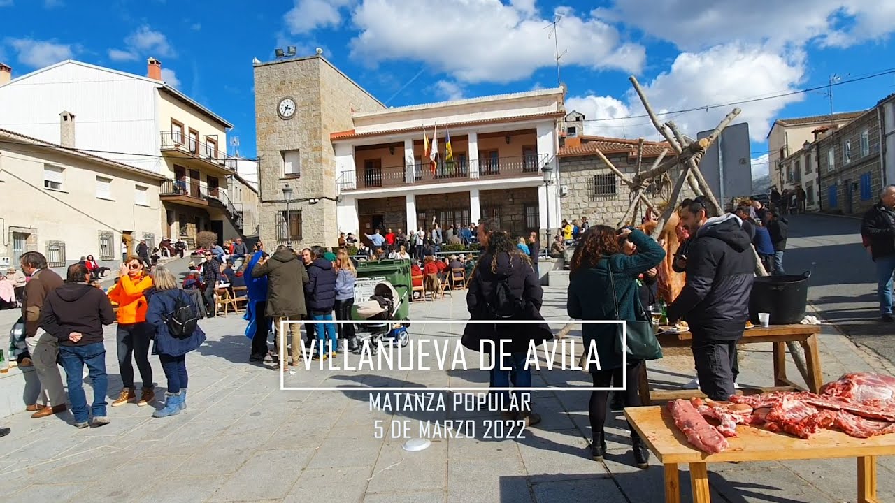 costumbres y tradiciones en 	Villanueva de Ávila
