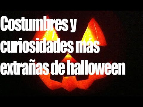 costumbres para halloween