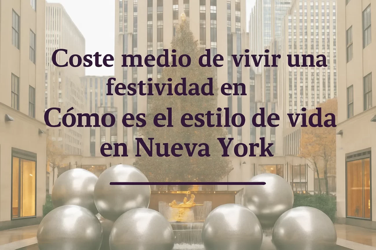 coste medio de vivir una festividad en Cómo es el estilo de vida en Nueva York