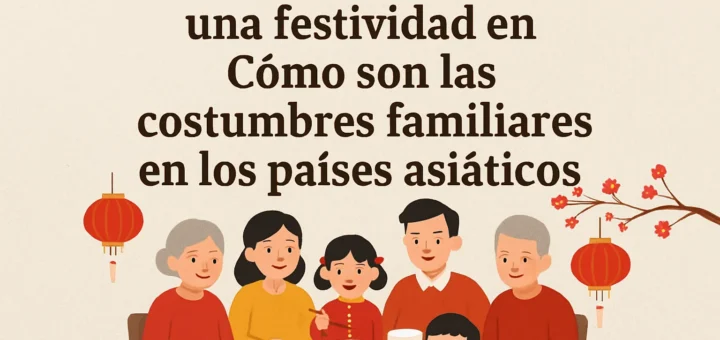 coste medio de vivir una festividad en Cómo son las costumbres familiares en los países asiáticos