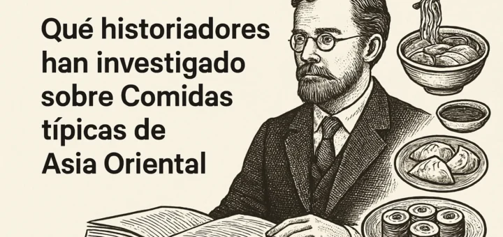 qué historiadores han investigado sobre Comidas típicas de Asia Oriental