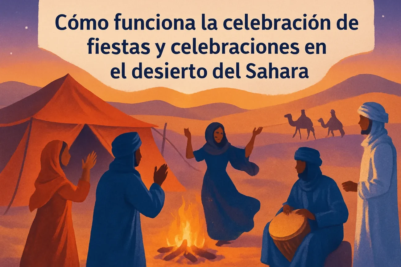cómo funciona la celebración de Fiestas y celebraciones en el desierto del Sahara