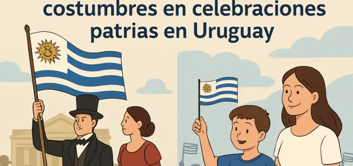 cómo han evolucionado las costumbres en Celebraciones patrias en Uruguay