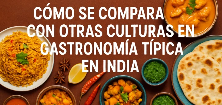 cómo se compara con otras culturas en Gastronomía típica en India