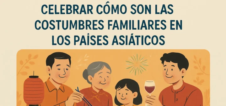 cómo ha cambiado la forma de celebrar Cómo son las costumbres familiares en los países asiáticos