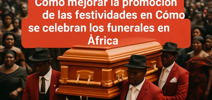 cómo mejorar la promoción de las festividades en Cómo se celebran los funerales en África