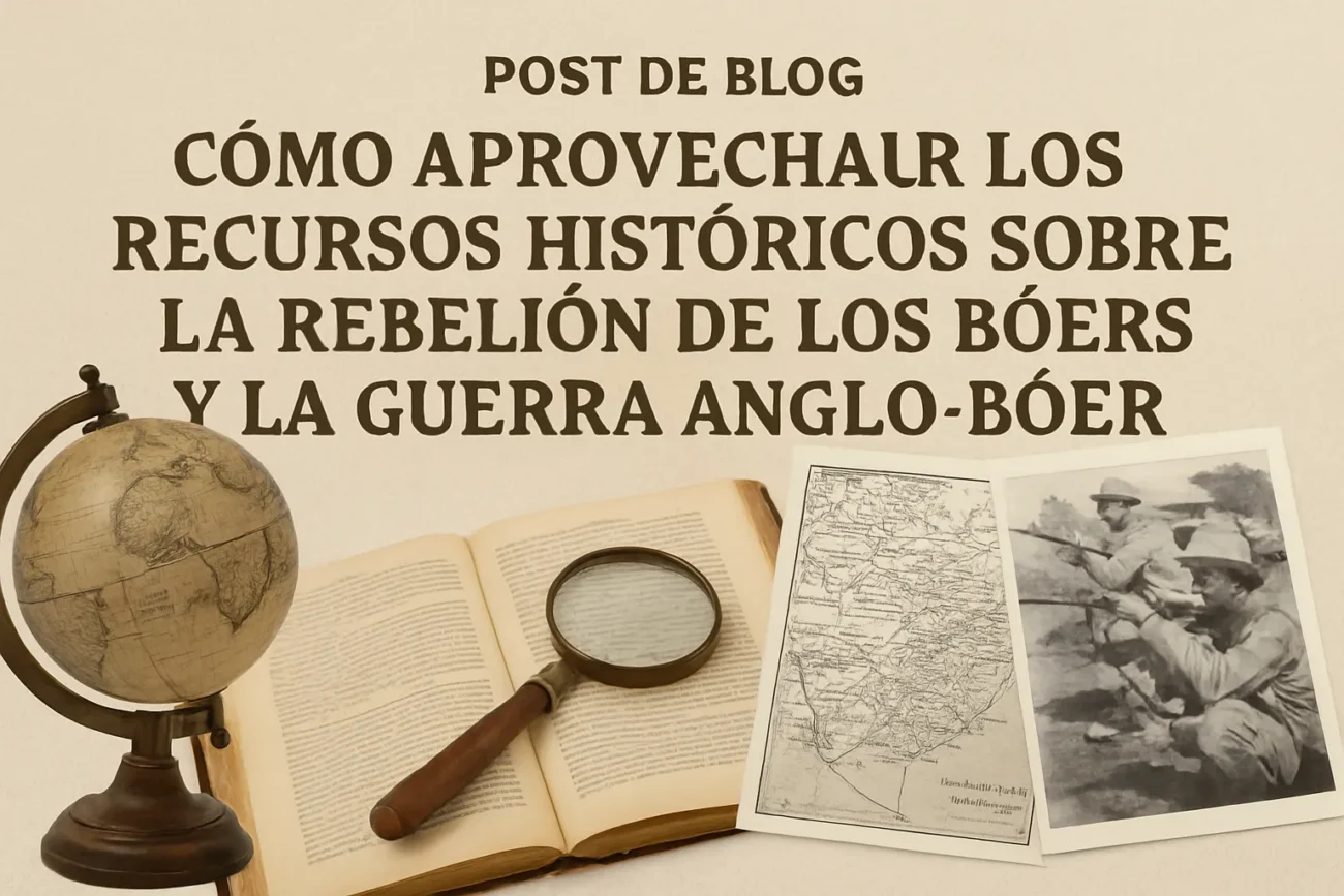cómo aprovechar los recursos históricos sobre La rebelión de los bóers y la Guerra Anglo-Bóer