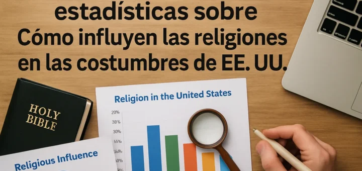 cómo encontrar estadísticas sobre Cómo influyen las religiones en las costumbres de EE.UU.