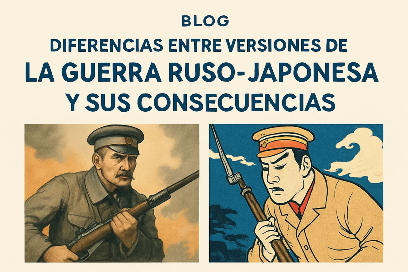 diferencias entre versiones de La guerra ruso-japonesa y sus consecuencias