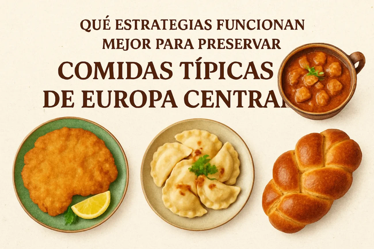 qué estrategias funcionan mejor para preservar Comidas típicas de Europa Central