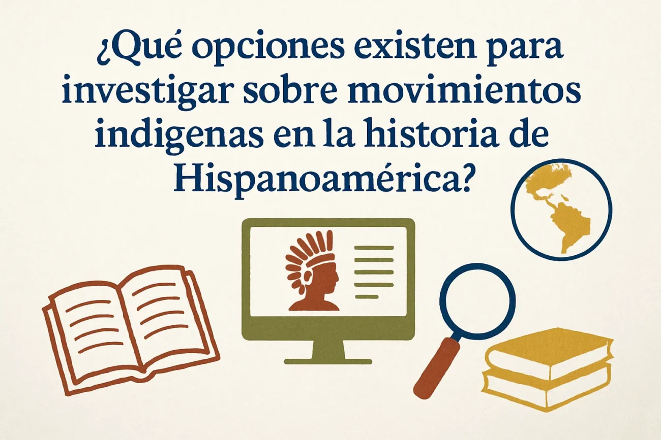 qué opciones existen para investigar sobre Movimientos indígenas en la historia de Hispanoamérica