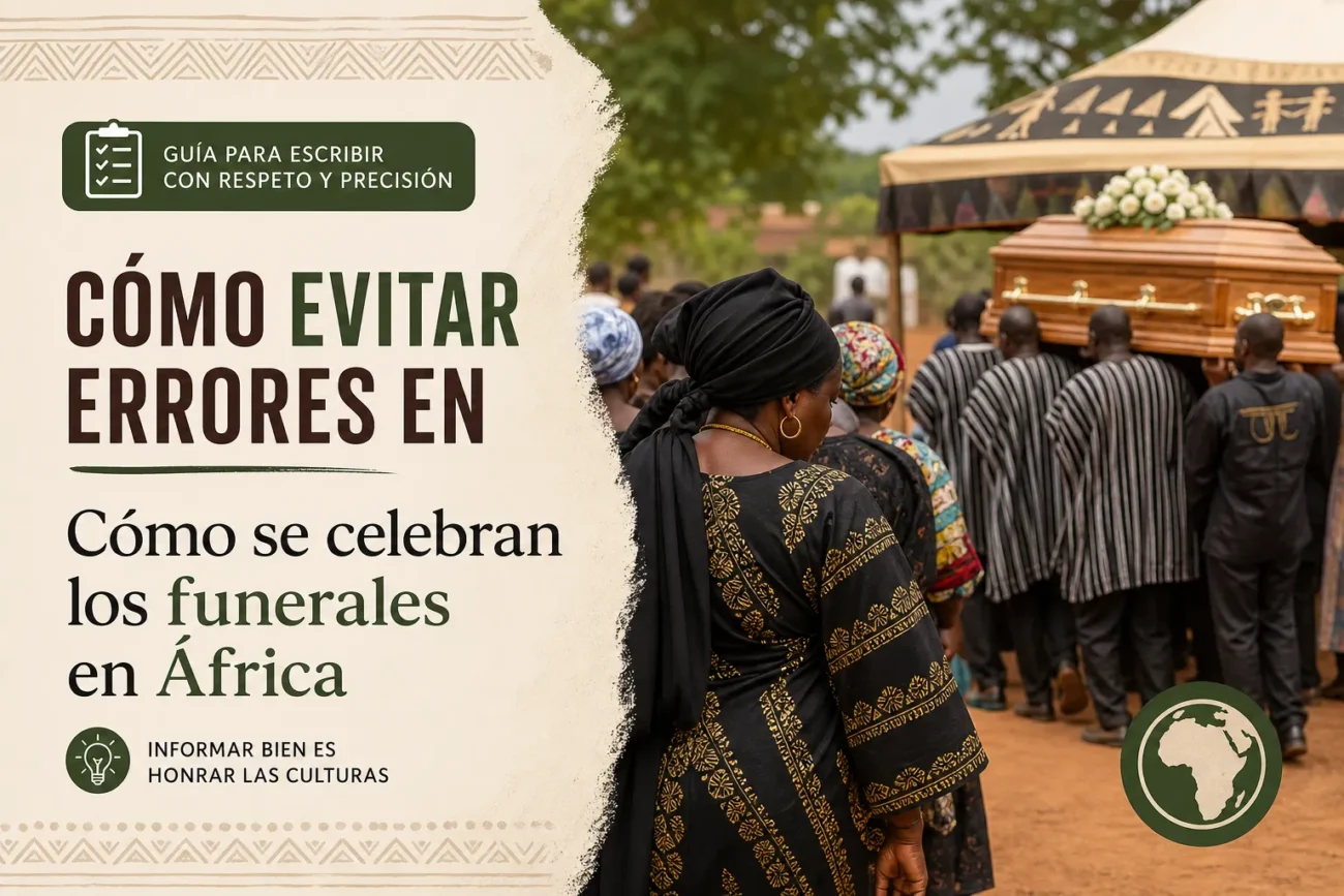cómo evitar errores en Cómo se celebran los funerales en África