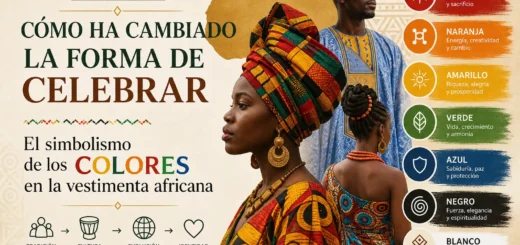 cómo ha cambiado la forma de celebrar El simbolismo de los colores en la vestimenta africana