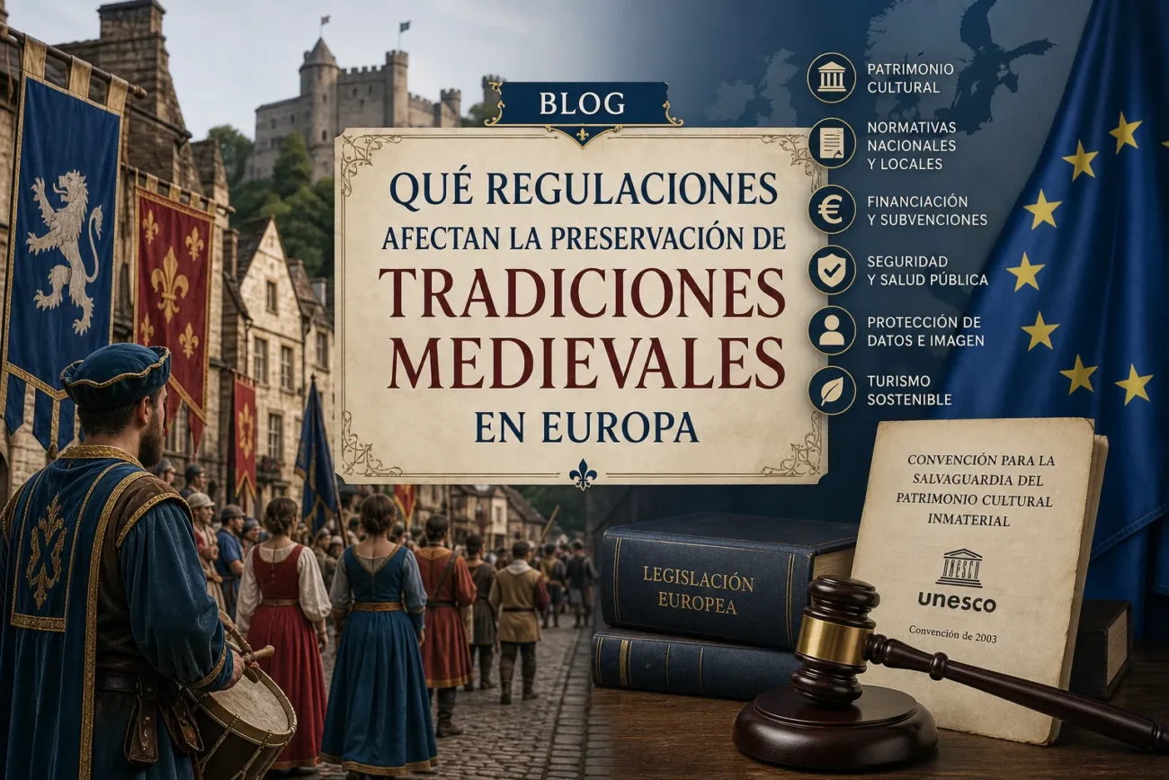 qué regulaciones afectan la preservación de Tradiciones medievales en Europa