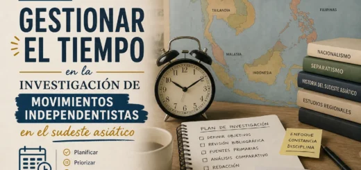 cómo gestionar el tiempo en la investigación de Movimientos independentistas en el sudeste asiático