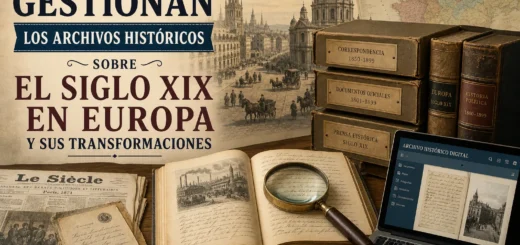 cómo se gestionan los archivos históricos sobre El siglo XIX en Europa y sus transformaciones