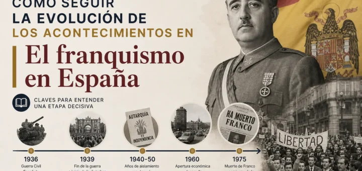 cómo seguir la evolución de los acontecimientos en El franquismo en España
