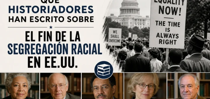 qué historiadores han escrito sobre El fin de la segregación racial en EE.UU.